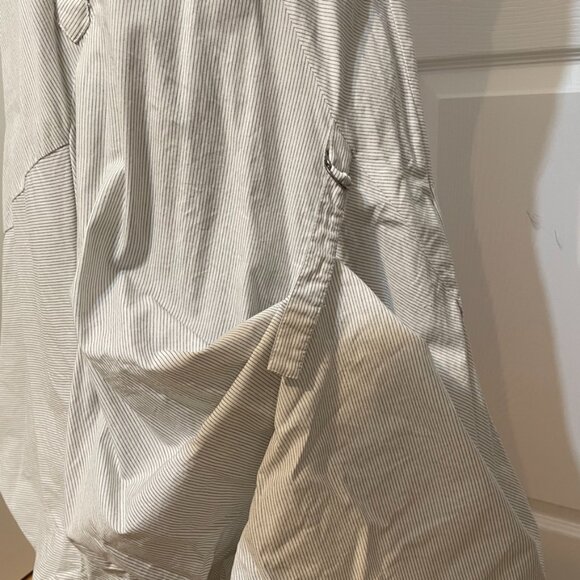 Dzhavael Couture, french design, white bubble hem sleeveless dress. Size L - Picture 8 of 9